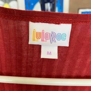 LuLaRoe Maroon Joy Vest